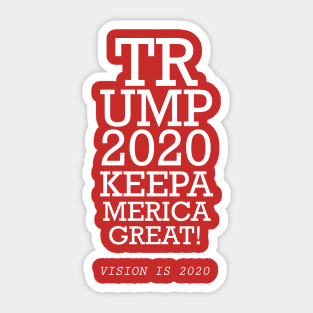 Trump 2020 Keep America Great Sticker